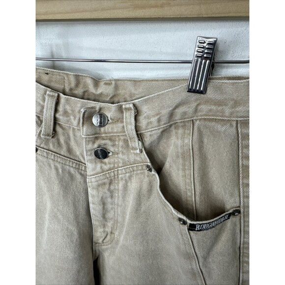 Vintage RoughRider High Rise Jeans Woman 7/8 Denim 28X36 Bareback Rough Rider - Picture 3 of 8